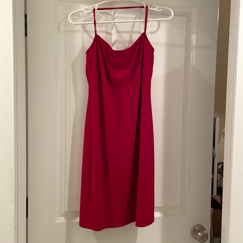 A.B.S. By Allan Schwartz red dress
